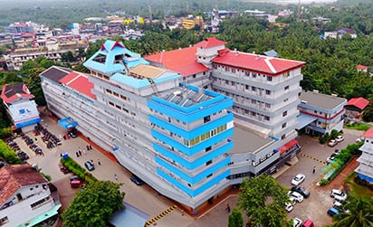 Aerial view of CIMAR Edappal hospital